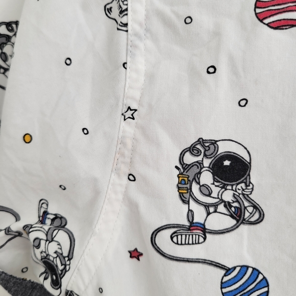 Eighty Eight Space Themed Button-Down Camp Shirt - Picture 12 of 12